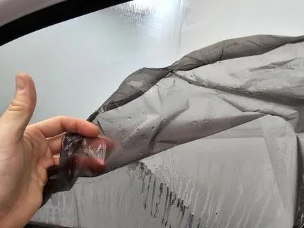 뿌옇고 우글우글 틴팅 필름지가 변형되면 위험! 교체하세요! 진주 썬팅 재시공 / 진주, 창원, 순천