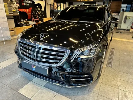 부산 W222 S350 S400 S500 미드레인지 엠비언트 1.2열 시공으로 화려한 실내 연출하기! / 부산 동래, 양산