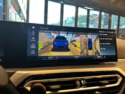 부산 BMW G26 i4 순정 어라운드뷰(서라운드뷰) 크리스탈 기어봉 아이드라이브 스타트/볼륨 버튼 시공으로 차량 업그레이드 하기! / BMW / i4 / 부산 동래구