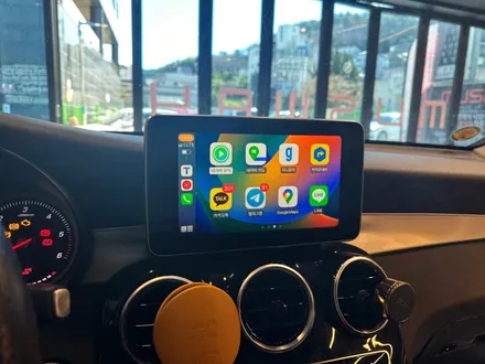 부산 벤츠 W205 C220D 무선 카플레이 안드로이드 오토 미러링 시공 후기! / 부산 동래, 양산