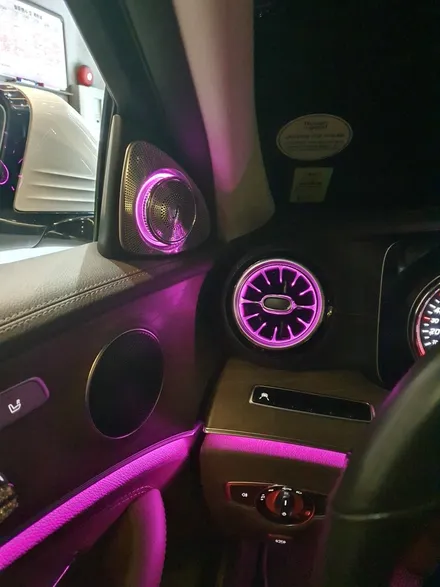벤츠 송풍구 엠비언트 1,2열 3D 전동 부메스터 트위터 패키지 (벤츠 w213 e200 e250 e220d e300 e350d) / 부산 동래, 양산