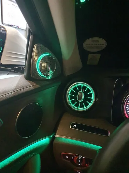 벤츠 송풍구 엠비언트 1,2열 3D 전동 부메스터 트위터 패키지 (벤츠 w213 e200 e250 e220d e300 e350d) / 부산 동래, 양산