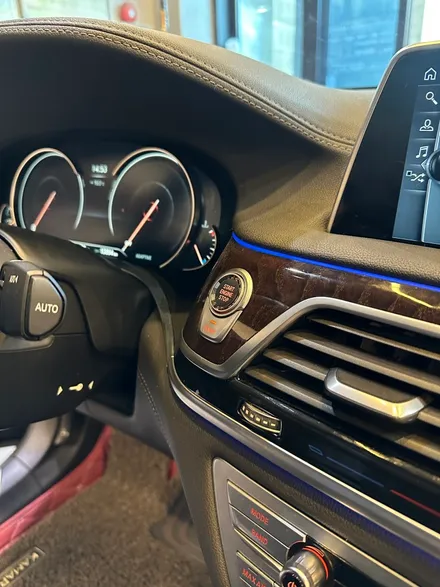 부산 BMW G12 740ID 7시리즈 최상급 크리스탈 숏기어봉 3종 세트 시공으로 실내 파츠 빛내기!