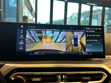 부산 BMW G26 i4 순정 어라운드뷰(서라운드뷰) 크리스탈 기어봉 아이드라이브 스타트/볼륨 버튼 시공으로 차량 업그레이드 하기! / BMW / i4 / 부산 동래구
