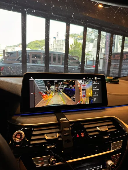 BMW 6GT 순정 어라운드뷰 회오리스피커커버 데고마스터스피커 크리스탈 3종으로 차량대변신 / 부산 동래, 양산