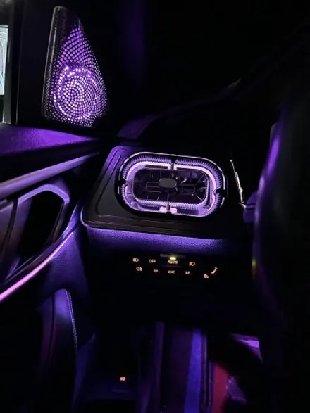 부산 BMW G20 G22 320i 320d 330i 340i 420i 420d 430i 440i 송풍구 1,2열 엠비언트 미드레인지 엠비언트 시공후기! / 부산 동래, 양산