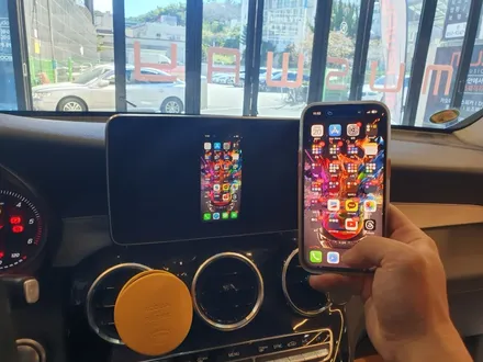 부산 벤츠 W205 C220D 무선 카플레이 안드로이드 오토 미러링 시공 후기! / 부산 동래, 양산
