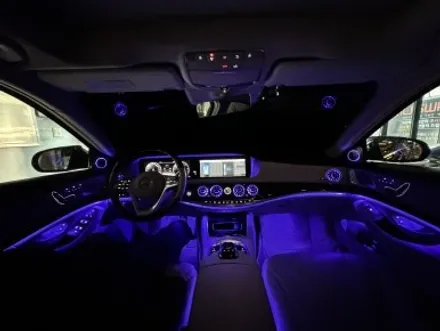 부산 W222 S350 S400 S500 송풍구 엠비언트 1.2열 , 3D 전동 부메스터, 벤츠 전용 AVI MB 100 시공 후기! / 부산 동래, 양산
