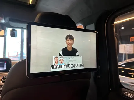 부산 벤츠 G바겐(지바겐) W463A 미디어 에이스 Q125 안드로이드 리어 모니터 시공 사례 :) / 부산 동래, 양산