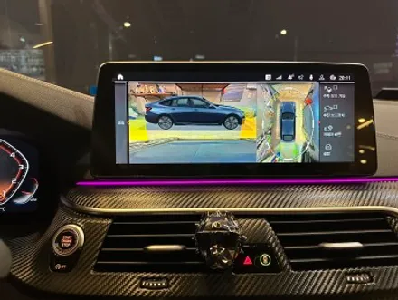 부산 BMW G32 6GT 어라운드뷰 / 서라운드 뷰 시공으로 안전하게 운행하기 ! (+ 크리스탈 기어봉, 조그셔틀 스타트버튼 3종 세트) / BMW / 6시리즈 GT (G32) / 부산 동래구