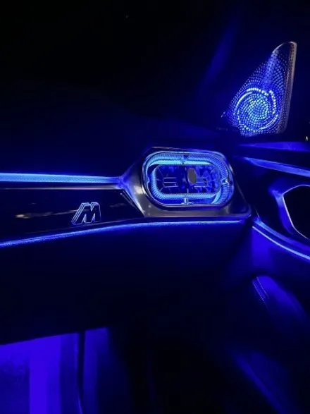 부산 BMW G20 G22 320i 320d 330i 340i 420i 420d 430i 440i 송풍구 1,2열 엠비언트 미드레인지 엠비언트 시공후기! / 부산 동래, 양산