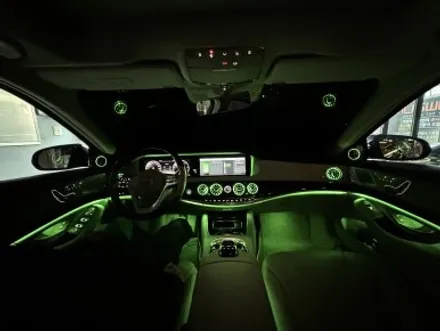 부산 W222 S350 S400 S500 송풍구 엠비언트 1.2열 , 3D 전동 부메스터, 벤츠 전용 AVI MB 100 시공 후기! / 부산 동래, 양산