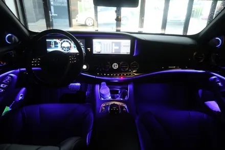 벤츠 S350 부메스터 트위터 시공으로 상위등급 차량 만들기 ! 다양한 색상의 조명 설정 가능 ! / 부산 동래, 양산