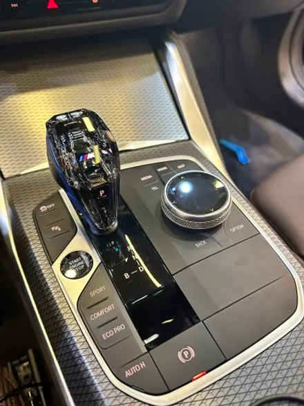 부산 BMW G26 i4 순정 어라운드뷰(서라운드뷰) 크리스탈 기어봉 아이드라이브 스타트/볼륨 버튼 시공으로 차량 업그레이드 하기! / BMW / i4 / 부산 동래구