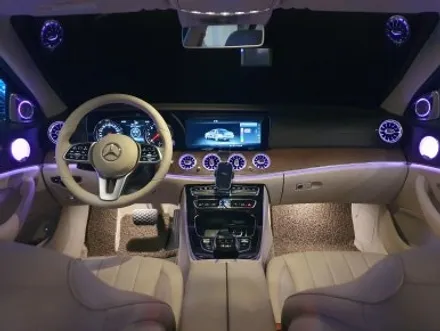 부산 W213 E300 송풍구 엠비언트 1.2열 4D 전동 부메스터 미드레인지 엠비언트 시공후기 / 부산 동래, 양산