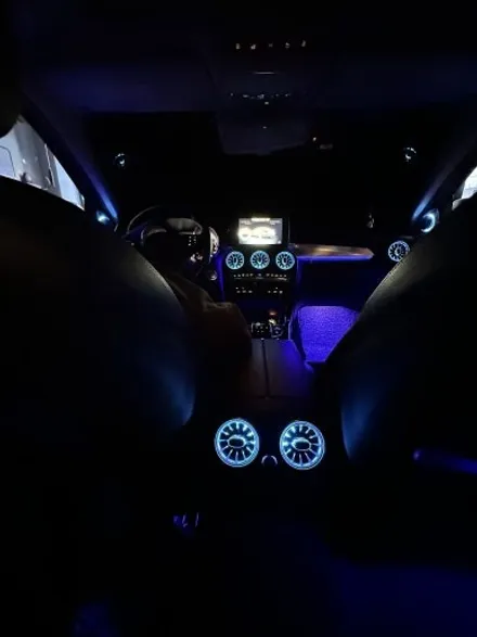 부산 벤츠 W205 C200D 송풍구 엠비언트, 3D전동부메스터 트위터 실내 엠비언트 2톤 시공 후기! / 부산 동래, 양산