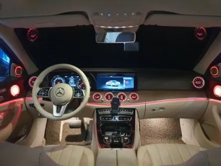 부산 W213 E300 송풍구 엠비언트 1.2열 4D 전동 부메스터 미드레인지 엠비언트 시공후기 / 부산 동래, 양산
