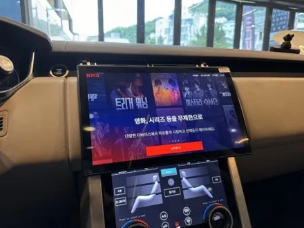 부산레인지로버보그 안드로이드올인원 커브드13.3인치와 lcd공조기장착 / 부산 동래, 양산