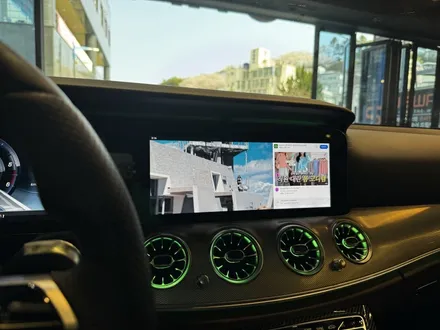 부산벤츠에어터치 송풍구3D전동부메스터엠비언트 세로그릴까지 W213 E300에 시공 / 부산 동래, 양산