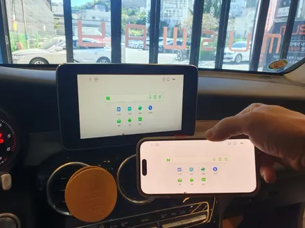부산 벤츠 W205 C220D 무선 카플레이 안드로이드 오토 미러링 시공 후기! / 부산 동래, 양산