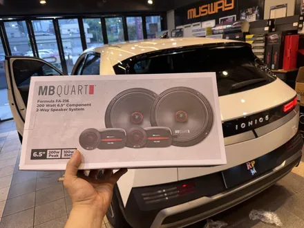 부산카오디오 엠비쿼트FA216  스피커를 아이오닉5 차량에 시공 / 부산 동래, 양산