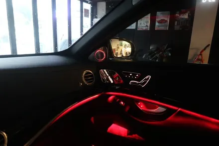 벤츠 S350 부메스터 트위터 시공으로 상위등급 차량 만들기 ! 다양한 색상의 조명 설정 가능 ! / 부산 동래, 양산