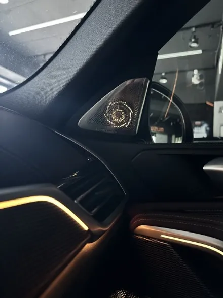 부산 BMW G06 X6 Bowers & Wilkins 회오리 스피커 AVI BM100 시공으로 사운드 최고로 만들기! / 부산 동래, 양산