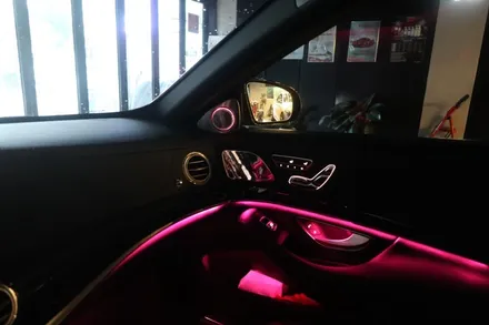 벤츠 S350 부메스터 트위터 시공으로 상위등급 차량 만들기 ! 다양한 색상의 조명 설정 가능 ! / 부산 동래, 양산