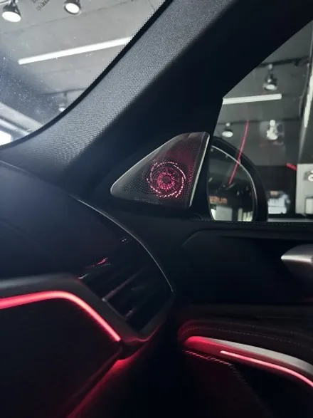 부산 BMW G06 X6 Bowers & Wilkins 회오리 스피커 AVI BM100 시공으로 사운드 최고로 만들기! / 부산 동래, 양산