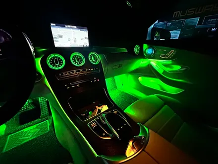 부산 벤츠 W205 C200 카브리올레 송풍구 실내 엠비언트 시공하기! :) / 벤츠 / C-클래스 W205 / 부산 동래구