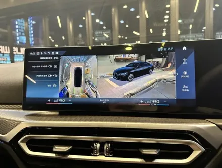 부산 bmw 튜닝 i4차량에 무스웨이 bmw 스피커 순정어라운드뷰 크리스탈 4종 세트 시공 완료 / 부산 동래, 양산