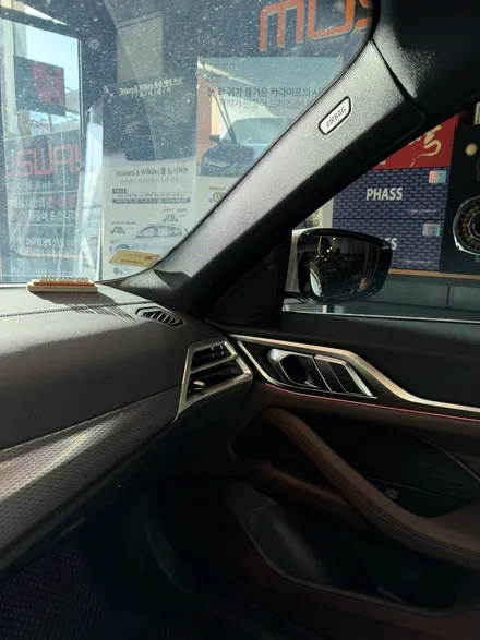 BMW G26 4시리즈 그란쿠페 회오리 엠비언트와 스피커교체로 고음질로 즐기는 사운드 / 부산 동래, 양산