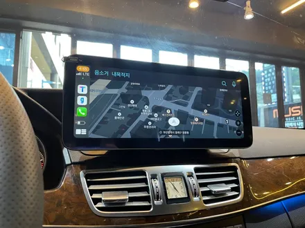 부산 벤츠 W212 E300 안드로이드 올인원과 비노출 엠비언트로 신차 만들어 버리기 ! / 부산 동래, 양산