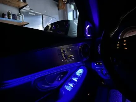 부산 벤츠 W205 C200D 송풍구 엠비언트, 3D전동부메스터 트위터 실내 엠비언트 2톤 시공 후기! / 부산 동래, 양산