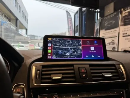 부산 BMW F20 118D 8.8인치 터치 모니터, 무선 애플카플레이 안드로이드 오토, 후방 카메라 시공으로 편리한 운전하기! / 부산 동래, 양산