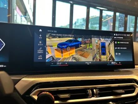 부산 BMW G26 i4 순정 어라운드뷰(서라운드뷰) 크리스탈 기어봉 아이드라이브 스타트/볼륨 버튼 시공으로 차량 업그레이드 하기! / BMW / i4 / 부산 동래구