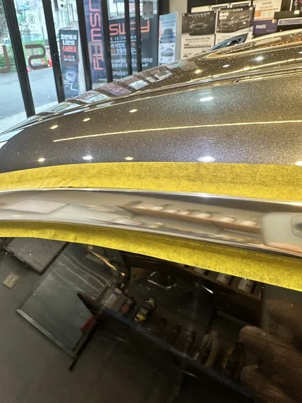부산 BMW 420D 아우디 벤츠 크롬 몰딩 복원 크롬 백화 제거 클롬 물때 제거 얼룩 복원 교체한 것 처럼 복원 하기! / 부산 동래, 양산