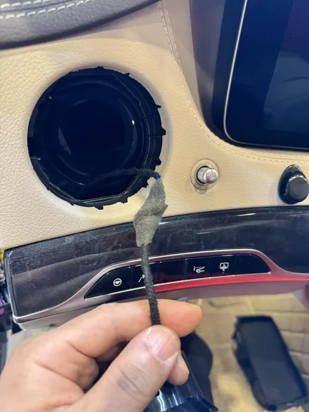부산 W222 S350 S400 S500 송풍구 엠비언트 1.2열 , 3D 전동 부메스터, 벤츠 전용 AVI MB 100 시공 후기! / 부산 동래, 양산