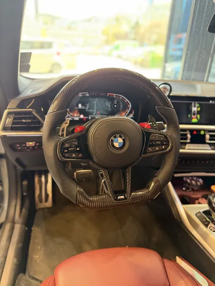 BMW G22 420I CS카본D컷 M핸들 M1M2 마그네틱패들시트로 M4부럽지않습니다 / 부산 동래, 양산