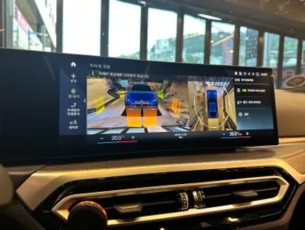 부산 BMW G26 i4 순정 어라운드뷰(서라운드뷰) 크리스탈 기어봉 아이드라이브 스타트/볼륨 버튼 시공으로 차량 업그레이드 하기! / BMW / i4 / 부산 동래구