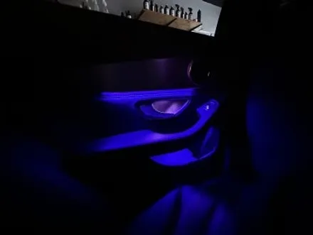 부산 벤츠 W205 C200D 송풍구 엠비언트, 3D전동부메스터 트위터 실내 엠비언트 2톤 시공 후기! / 부산 동래, 양산