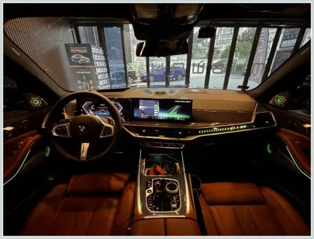 부산 BMW 튜닝 BMW X7 회오리커버 노바X13 리어모니터 시공 완료 / 부산 동래, 양산