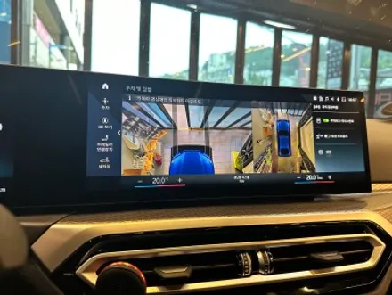 부산 BMW G26 i4 순정 어라운드뷰(서라운드뷰) 크리스탈 기어봉 아이드라이브 스타트/볼륨 버튼 시공으로 차량 업그레이드 하기! / BMW / i4 / 부산 동래구