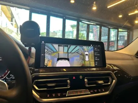 부산 BMW G01 IX3 순정 부품 사용 순정 어라운드뷰 시공으로 안전하게 설날 운행하기! / BMW / ix3 / 부산 동래구