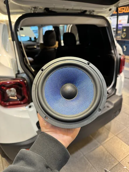 부산 JEEP 레니게이드 8 채널 엠프 프론트 스피커 (PHASS PI 165 BL, MUSWAY DSP D8) 장착 후, 사운드 업그레이드 하기! / 부산 동래, 양산