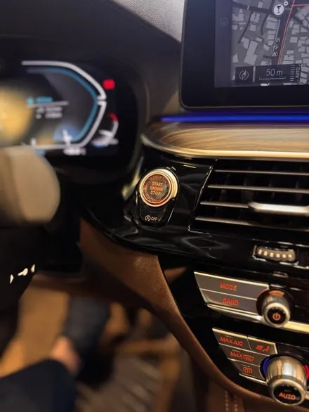 BMW G32 크리스탈기어봉 아이드라이브 스타트버튼 3종세트 시공 / 부산 동래, 양산