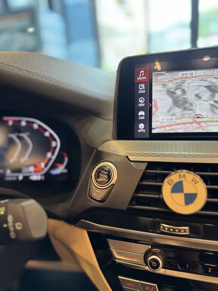 BMW G01크리스탈기어봉 아이드라이브 스타트버튼 최고급 3종세트 시공 / 부산 동래, 양산