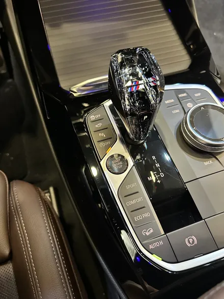 부산 BMW G02 X4 크리스탈 기어봉 아이드라이브 (조그셔틀) 스타트/볼륨 버튼 4종세트 시공 / BMW / X4 (G02) / 부산 동래구