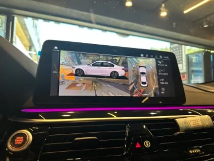 부산 BMW G30 530E 520i 520D 순정 어라운드뷰 서라운드뷰 크리스탈기어봉 아이드라이브(조그셔틀) 3종 세트 후기 ! / BMW / 5시리즈 (G30) / 부산 동래구