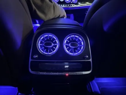 부산 W222 S350 S400 S500 송풍구 엠비언트 1.2열 3D 전동 부메스터 시공으로 내부 분위기 바꾸기! / 부산 동래, 양산